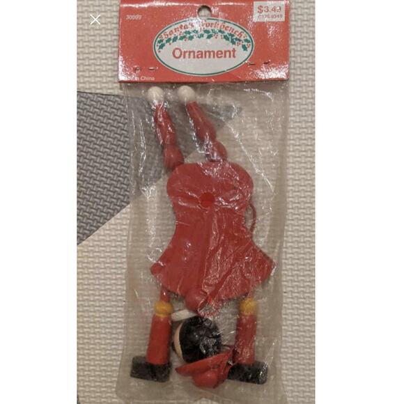 New Christmas Pull String Wooden Puppet - Picture 2 of 5